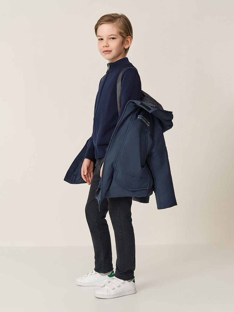 Парка Baon BK5023521/DEEP NAVY - фото 4