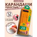 Карандаши чернографитные ArtPoint 12 шт.