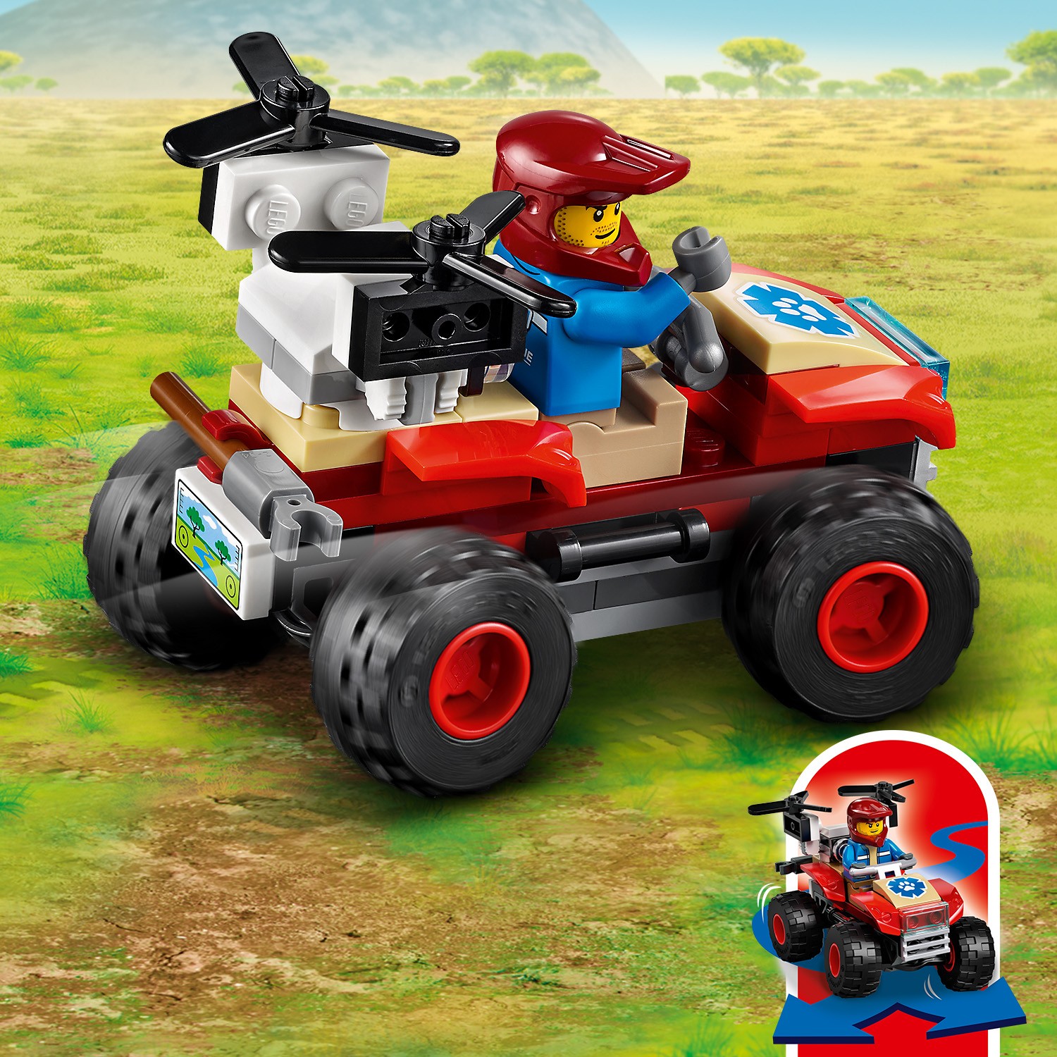 Конструктор LEGO City Wildlife Rescue ATV - фото 6