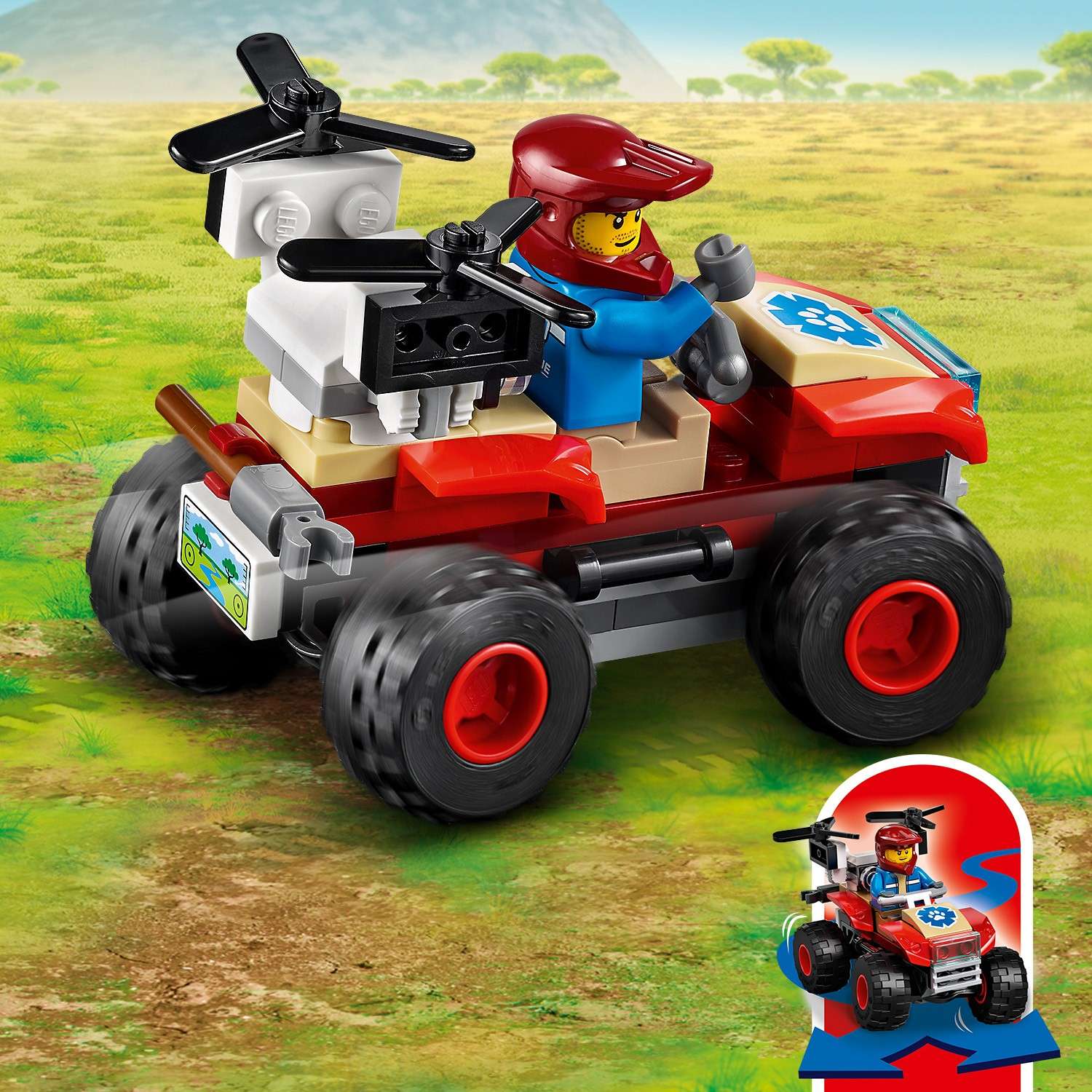 Конструктор LEGO City Wildlife Rescue ATV - фото 6