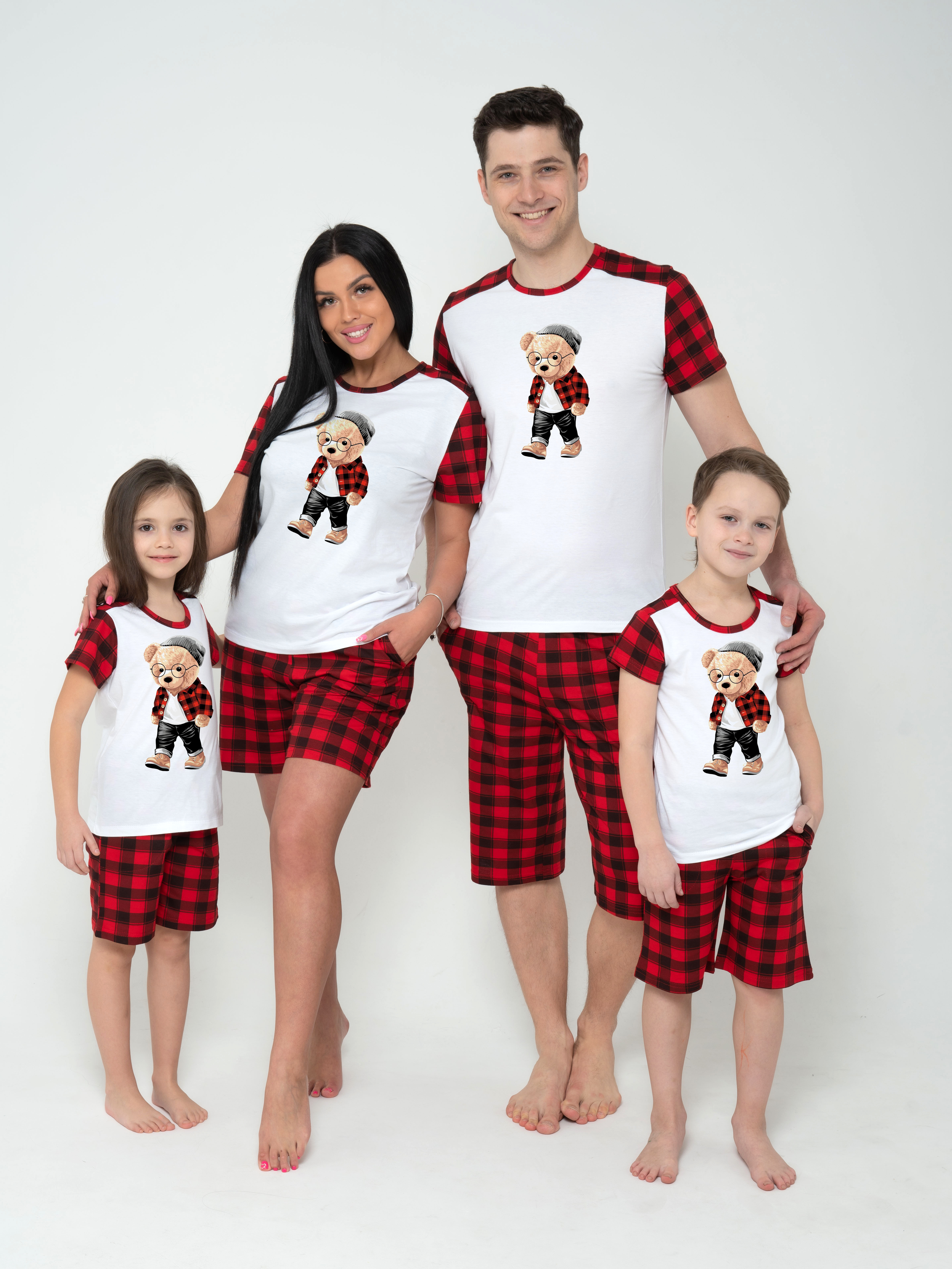 Пижама КрутышОк Т-030 красный, молочный - фото 4