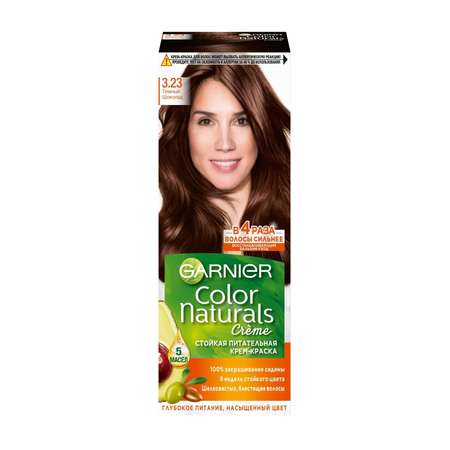Крем-краска для волос GARNIER Color Naturals оттенок 3.23 Темный шоколад