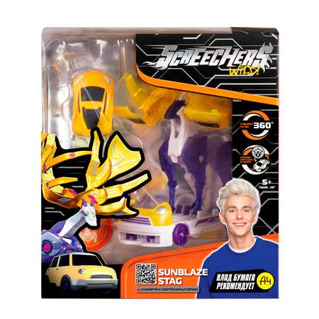 Игровой набор Screechers Wild Санблейз Стаг