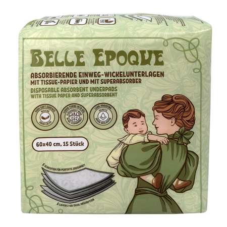 Пелёнки одноразовые Belle Epoque 40х60 см 15 шт.
