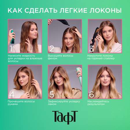 Лак для волос Тафт Объем сверхсильная фиксация 225мл