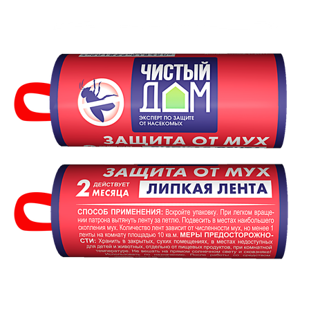 Липкая лента . от мух 1шт