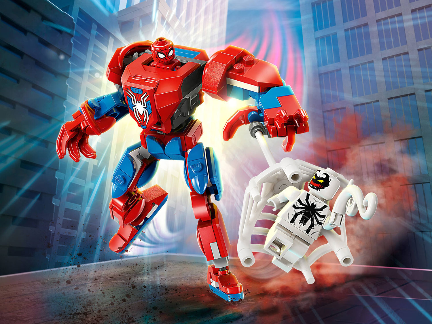 Конструктор LEGO Marvel Super Heroes Spider-Man против Анти-Венома 107 дет. - фото 8