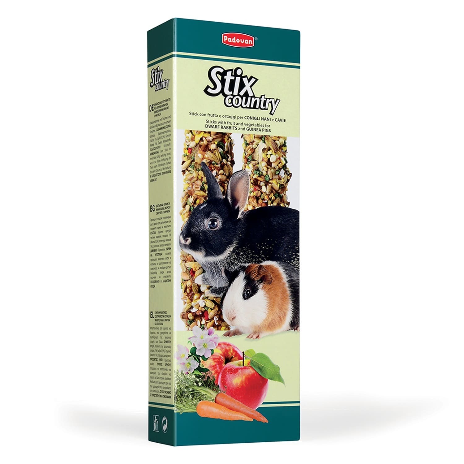 Лакомство для кроликов и морских свинок PADOVAN палочки 0.1кг - фото 2