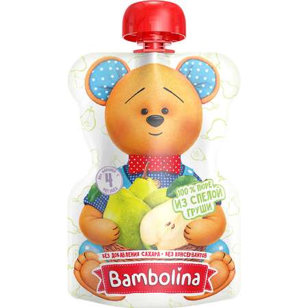 Пюре Bambolina Оазис груша 90г
