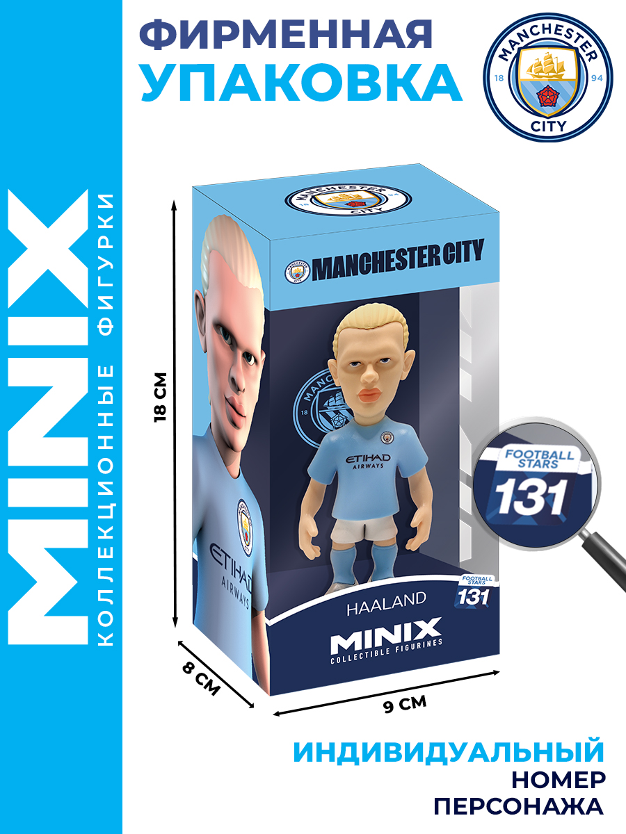 Фигурка MINIX футболиста Сити Эрлинг Холанд - фото 3