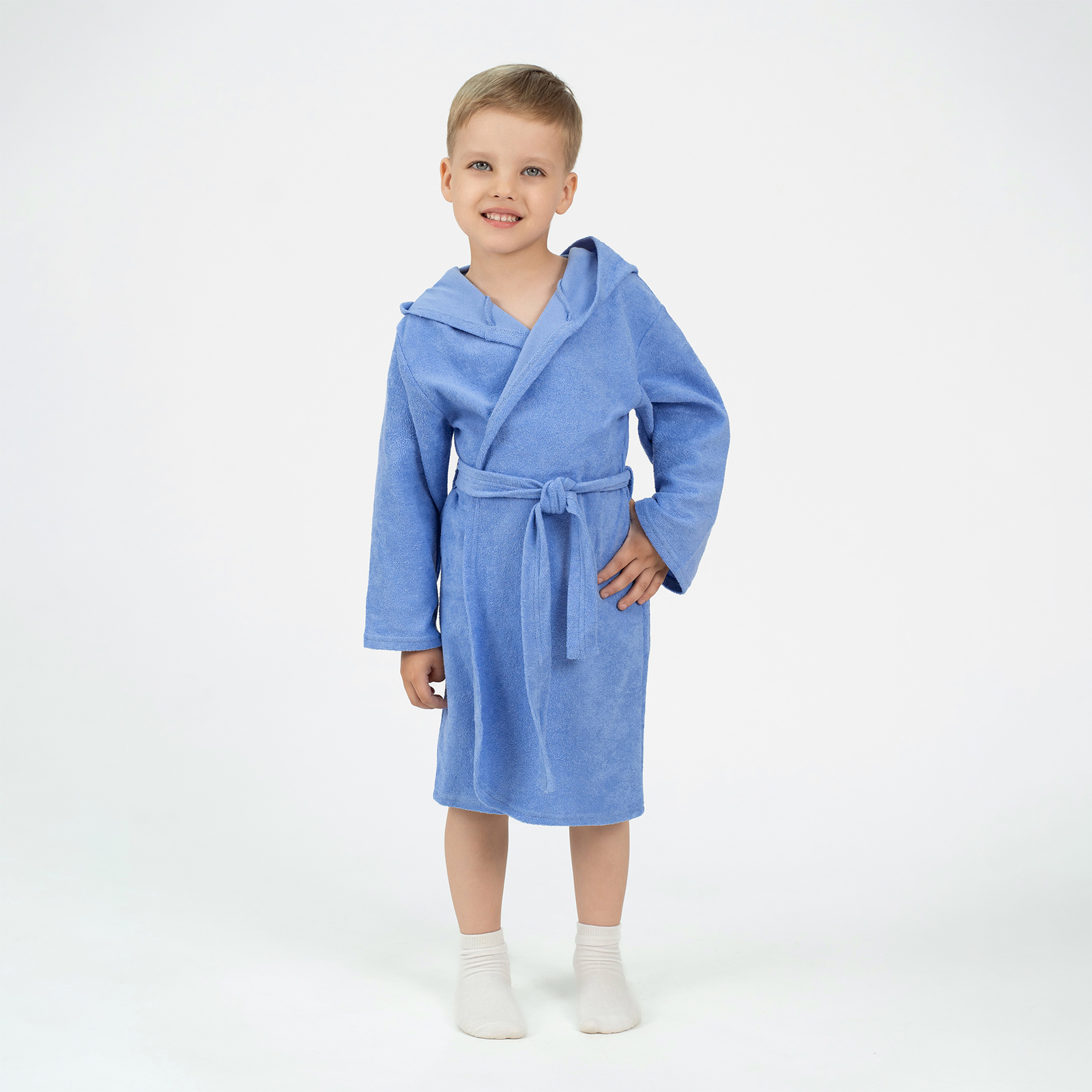 Халат Утенок 900 голубой - фото 7