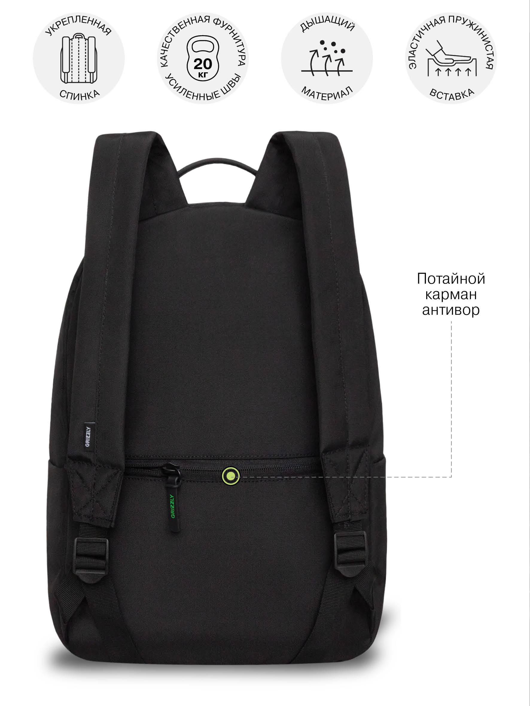 Рюкзак Grizzly для мальчика - фото 9