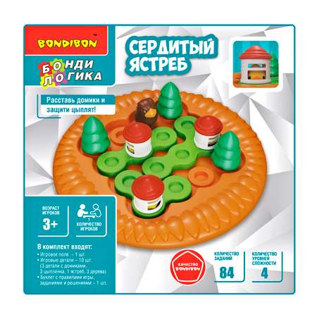Настольная игра Bondibon логическая СЕРДИТЫЙ ЯСТРЕБ