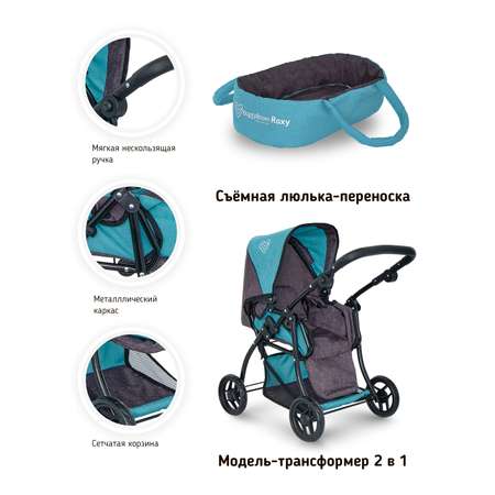 Коляска-трансформер для кукол Buggy Boom