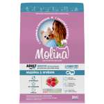 Корм для взрослых собак мелких пород Molina Adult mini sensitive сухой с индейкой и ягненком 0.8кг