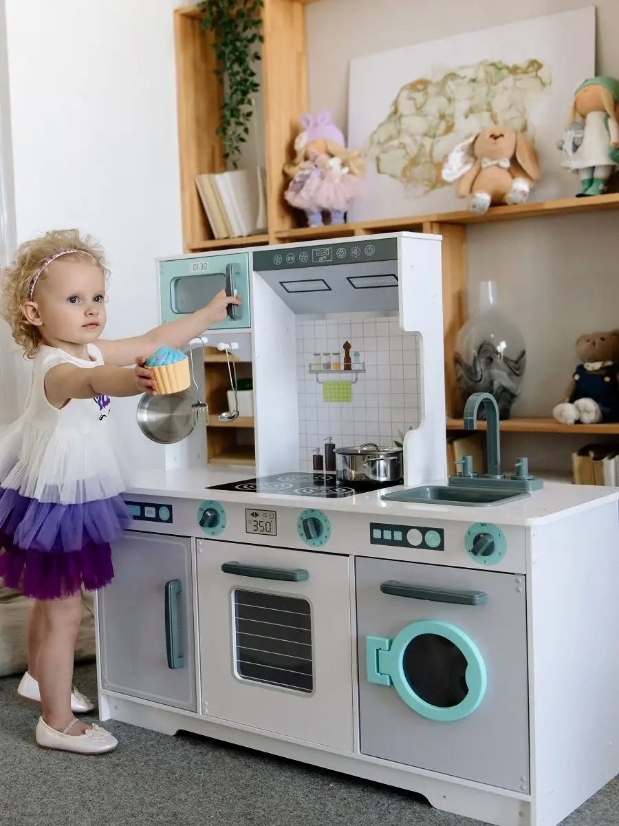 Игрушечная кухня PAREMO с аксессуарами: 4 шт. - фото 3