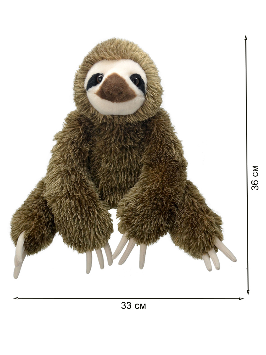 Мягкая игрушка All About Nature ленивец - фото 2