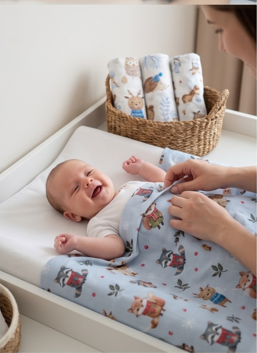 Пелёнка LISa baby store ситец 90х110 см 4 шт. - фото 6