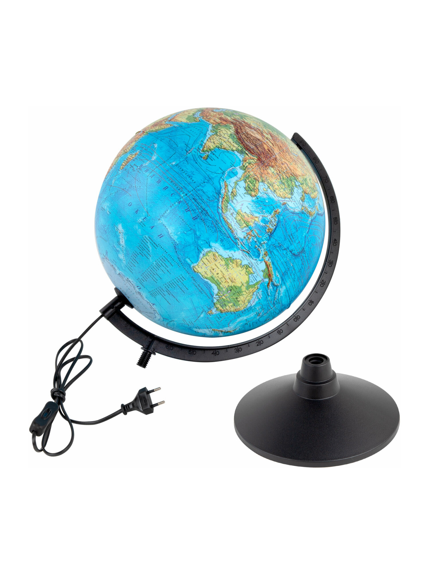 Глобус Globen физический с подсветкой диаметр 32 см - фото 20