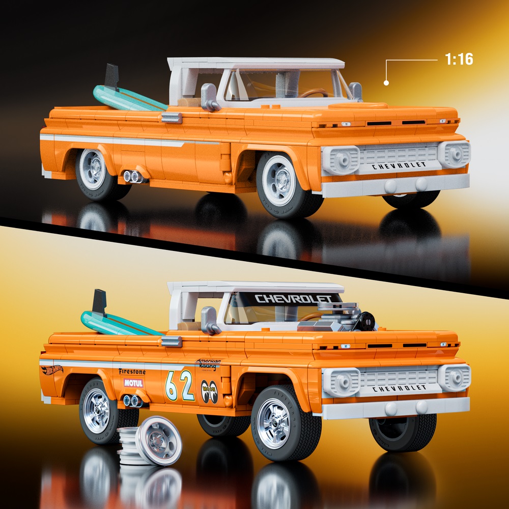 Конструктор Brick Shop Chevrolet '62 858 дет. - фото 8