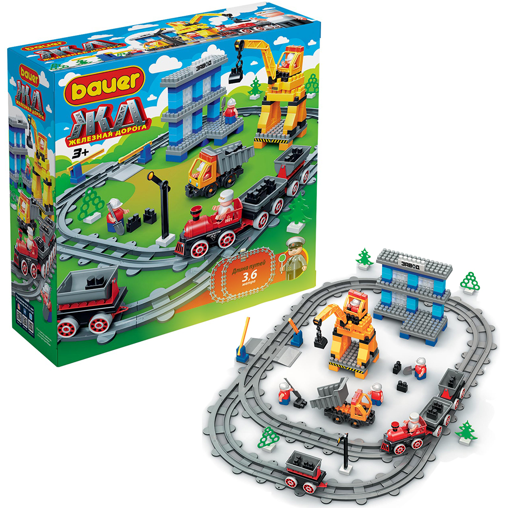 Конструктор BAUER Грузовой терминал Блокмена 310 дет. - фото 2