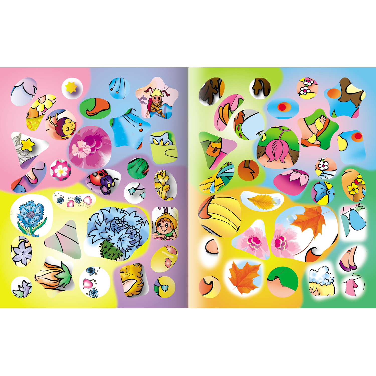 Раскраски с наклейками Hatber для девочек А5 4 шт - фото 4