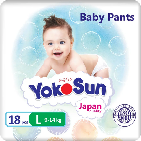 Трусики YokoSun L (9-14 кг) 18 шт.