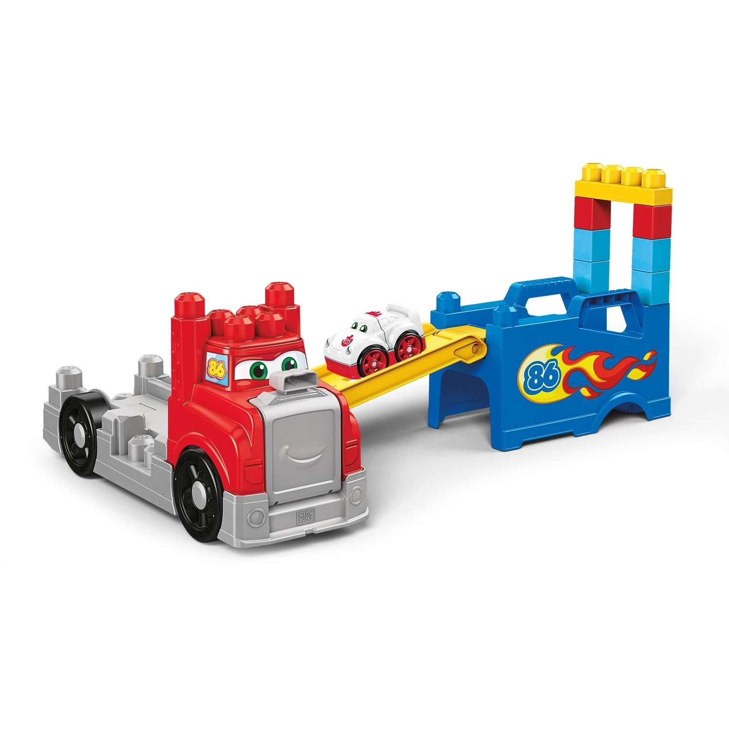 Конструктор Mega Bloks Большая машинка для гонок 12 дет. - фото 15