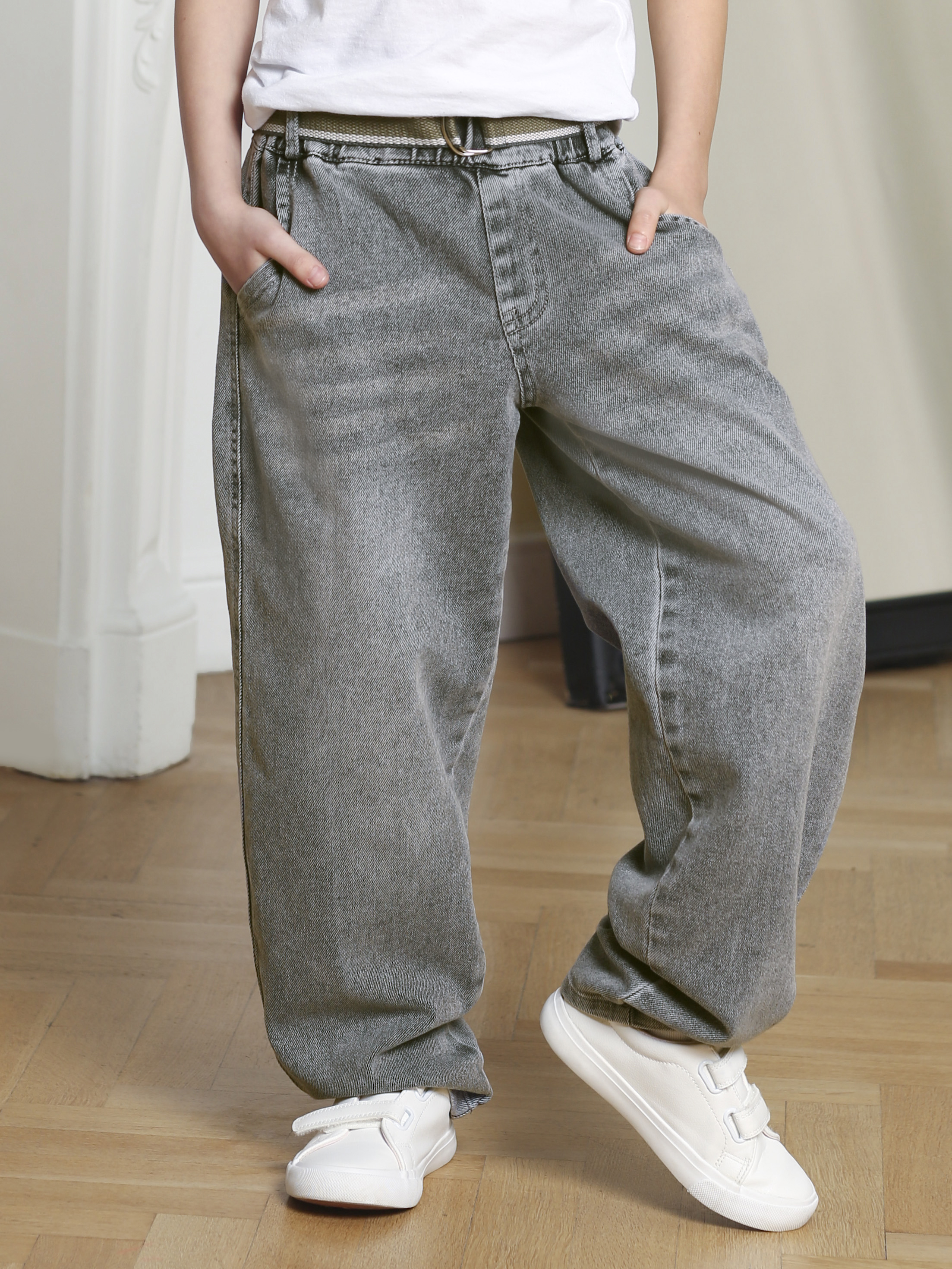 Джинсы-бананы СИНИЙ МИР R139B-IL - фото 5