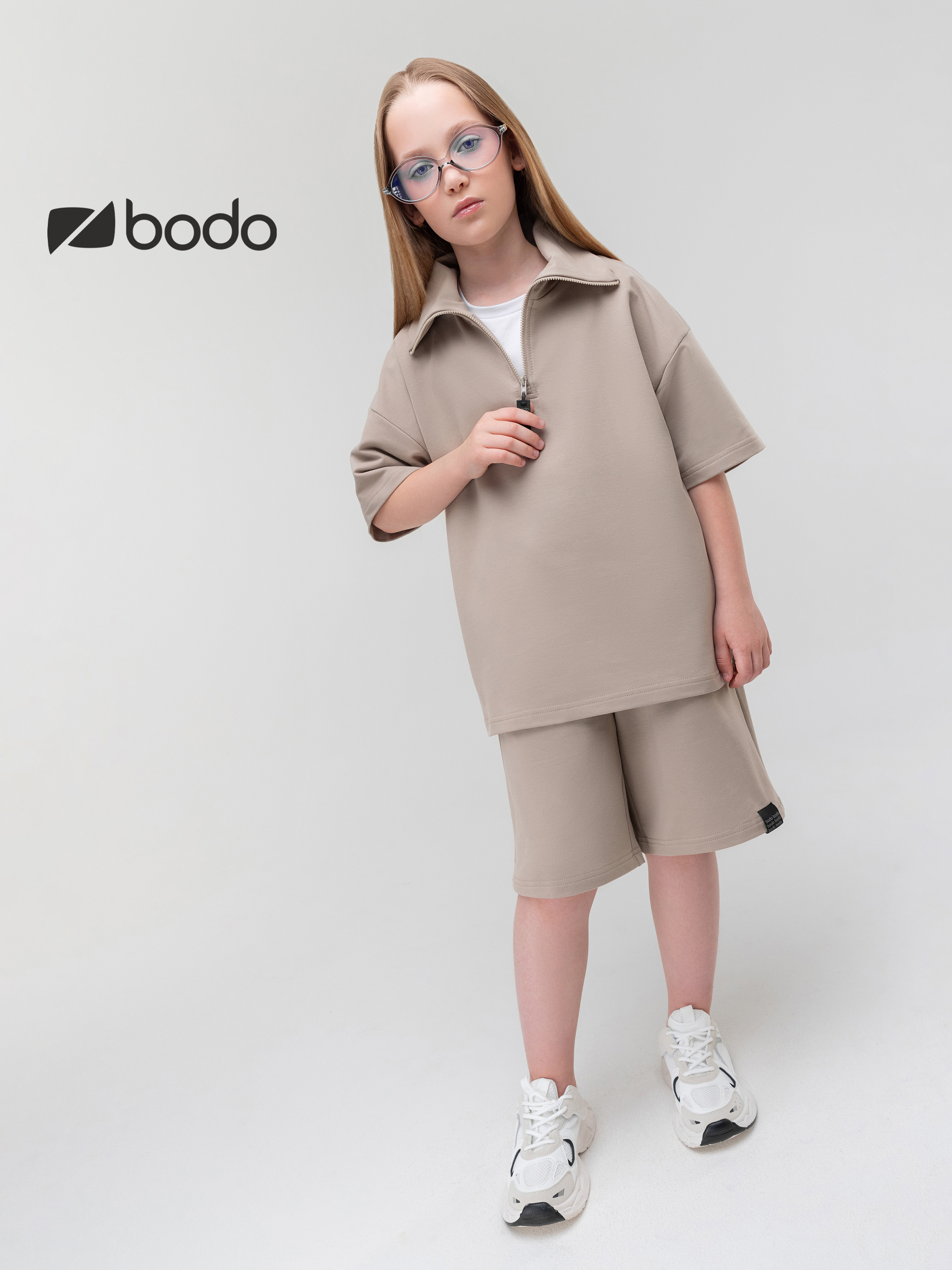 Костюм Bodo 11-682MU_бежевый - фото 2