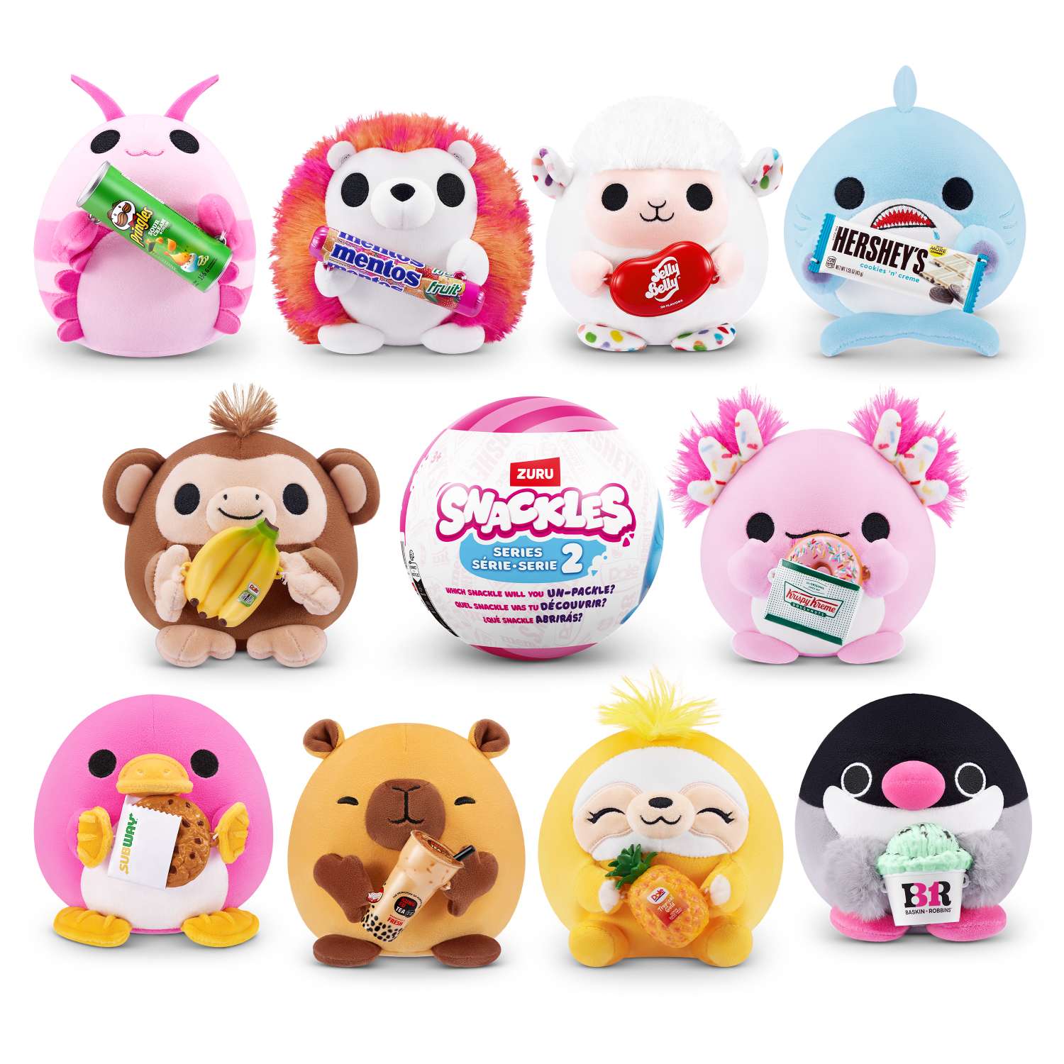 Игрушка мягкая Zuru Snackles овечка - фото 17