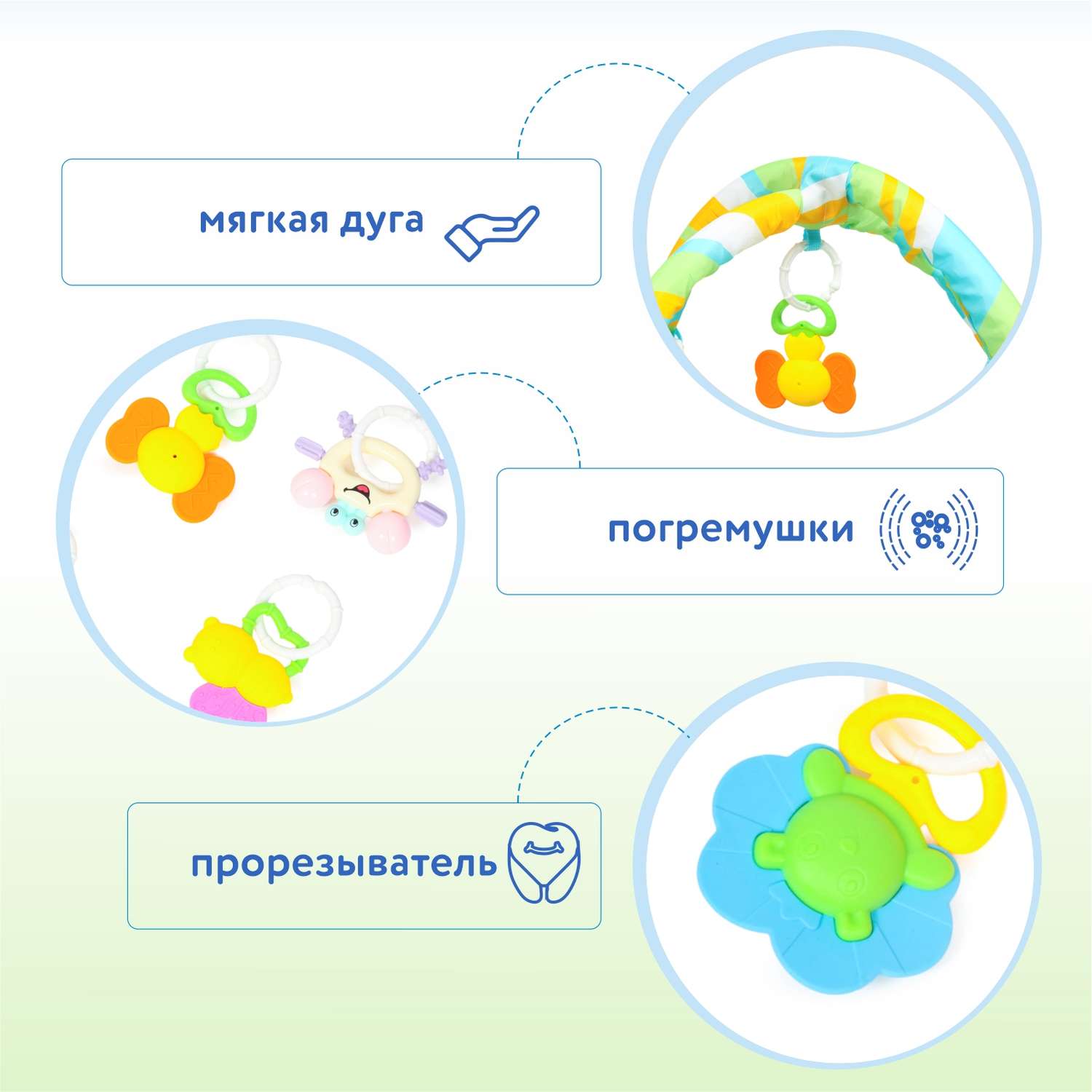 Коврик Abero с дугами - фото 3