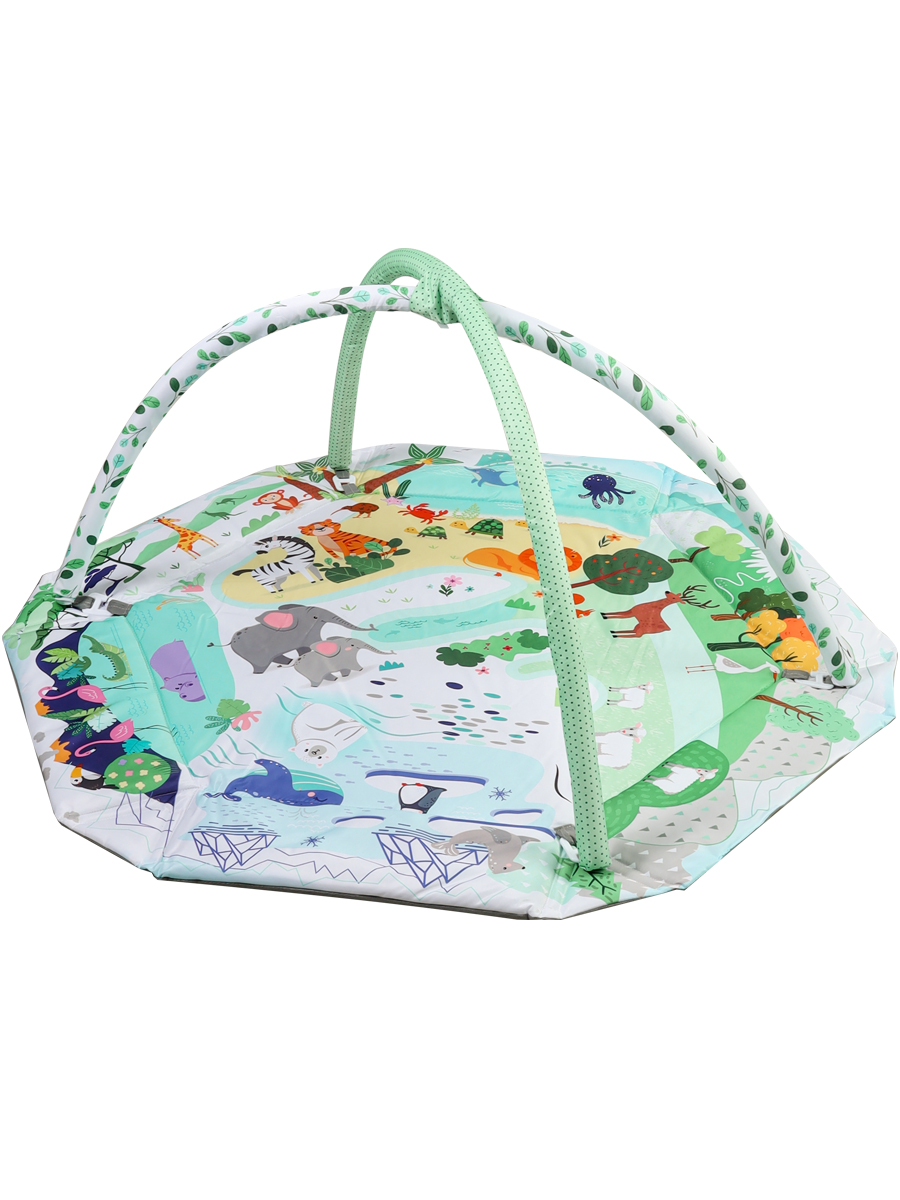 Коврик Рыжий кот с дугами, трансформер - фото 3