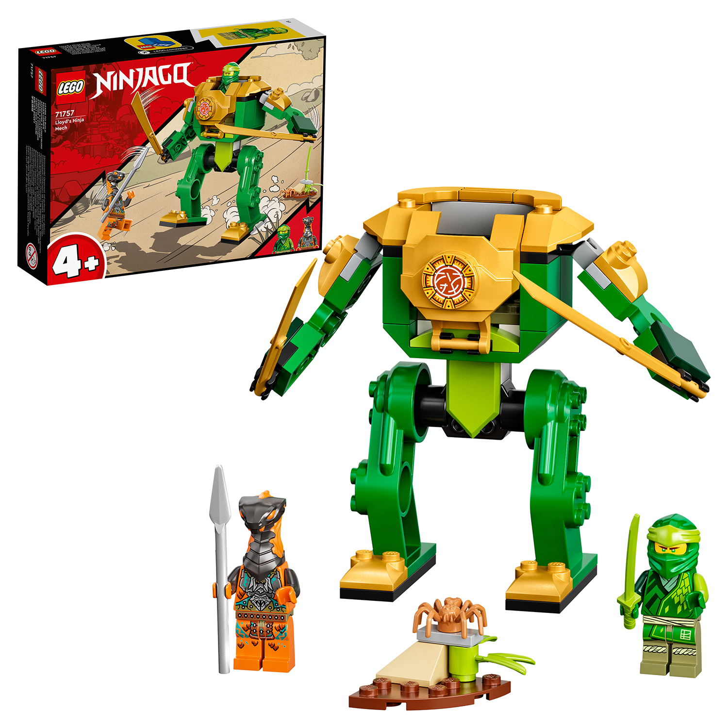 Конструктор LEGO NINJAGO Робот ниндзя Ллойда 52 дет. - фото 1