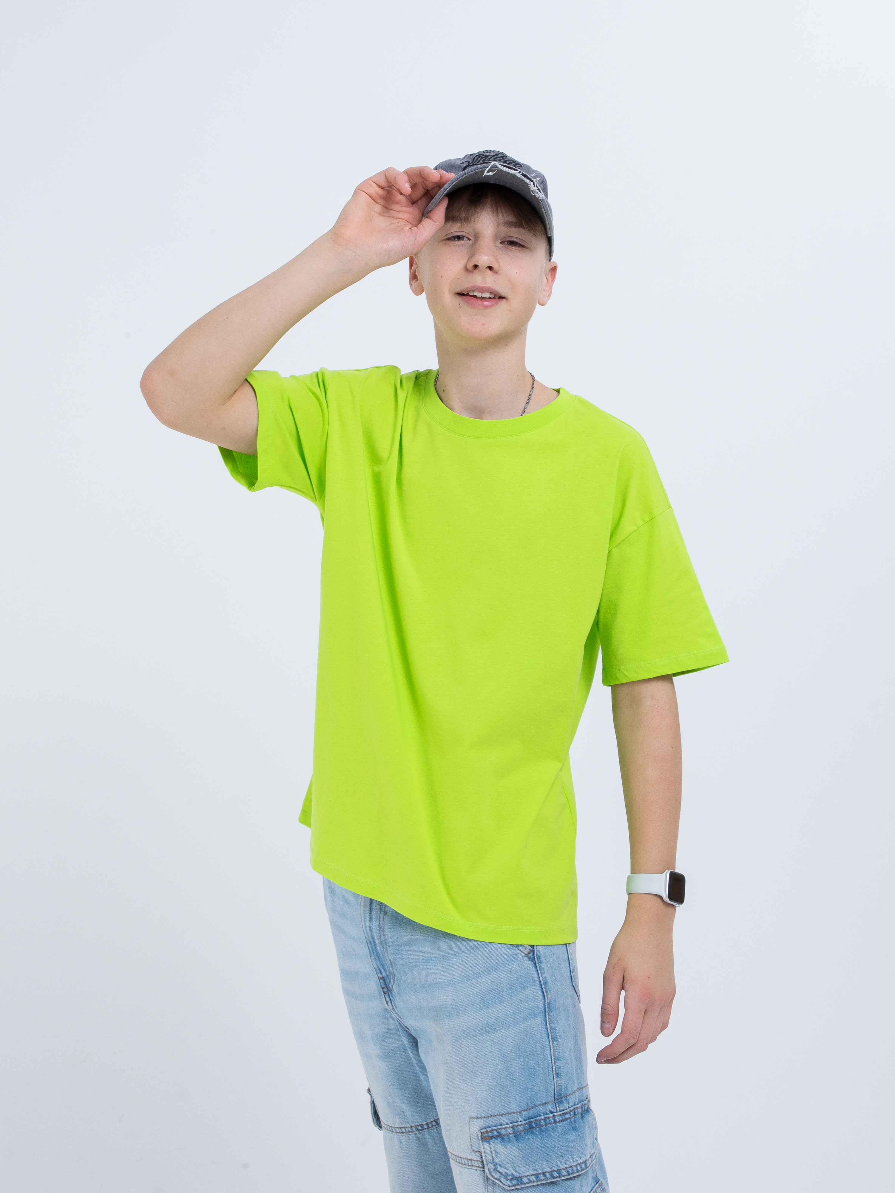 Футболка STELLA MODA 11601._салатовый - фото 2