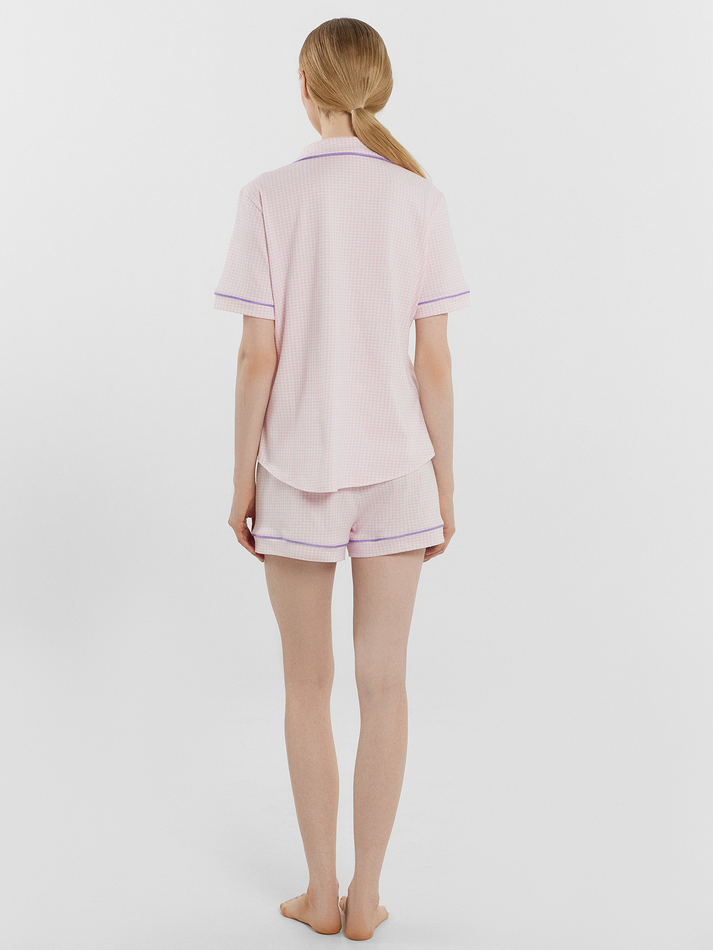 Пижама Mark Formelle (Марк Формэль) 592478/клетка виши розовая - фото 3