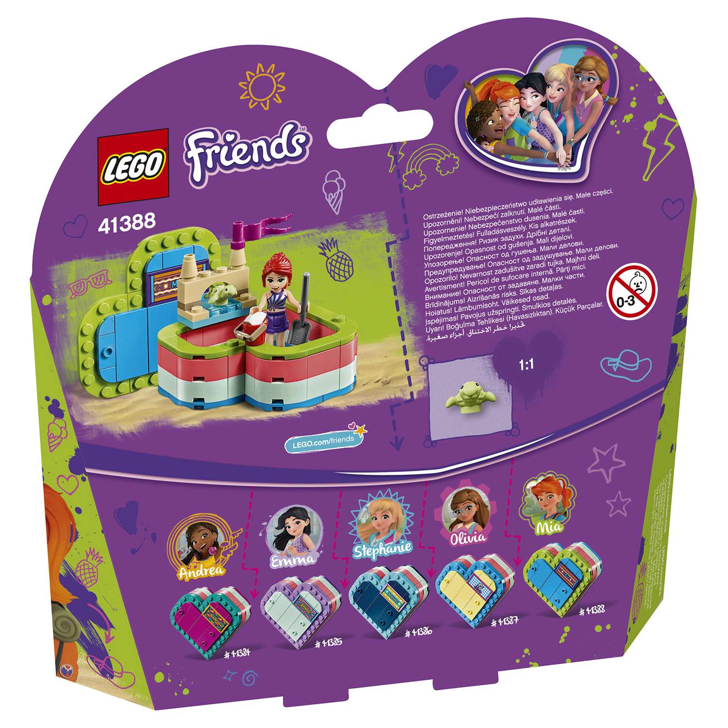 Конструктор LEGO Friends Летняя шкатулка Мии блочный - фото 3