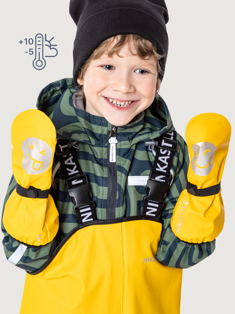 Варежки NIKASTYLE Варежки 14л3122 желтый - фото 3