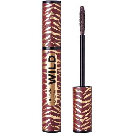 Тушь для ресниц STELLARY Wild Brown коричневая, увеличивает объем ресниц, 12 мл