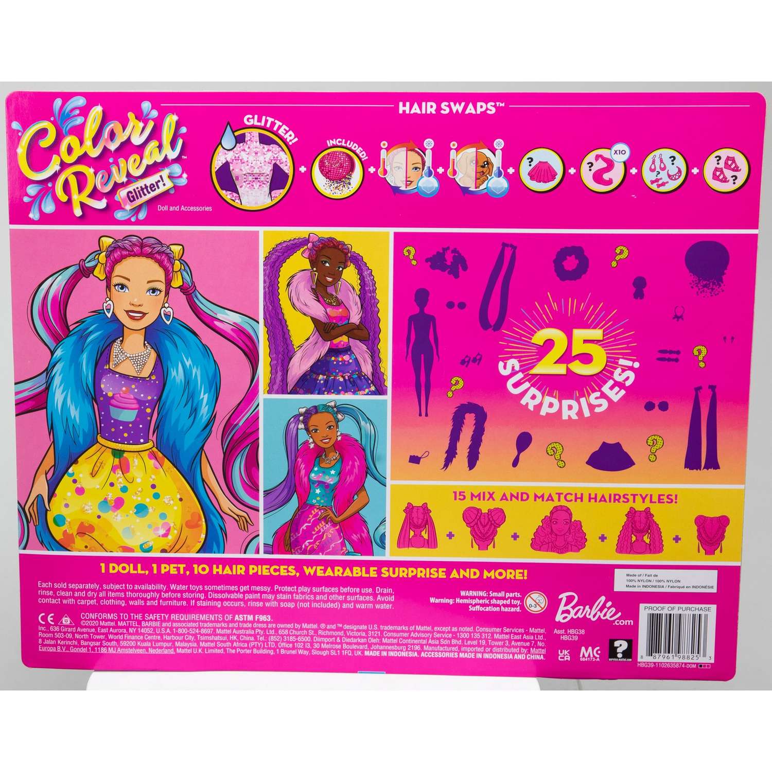 Кукла модельная Barbie HBG39 - фото 3
