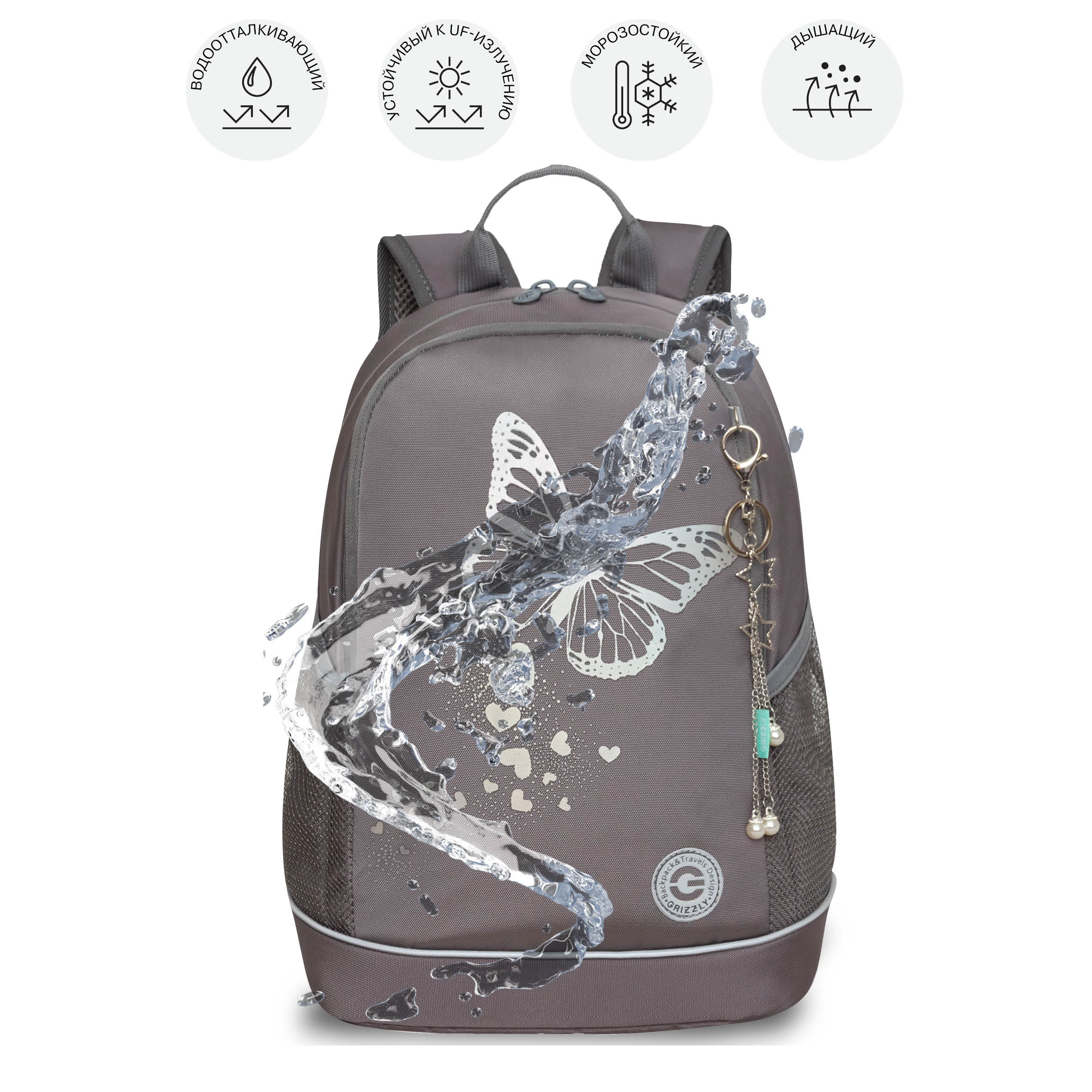 Рюкзак Grizzly для девочки - фото 11