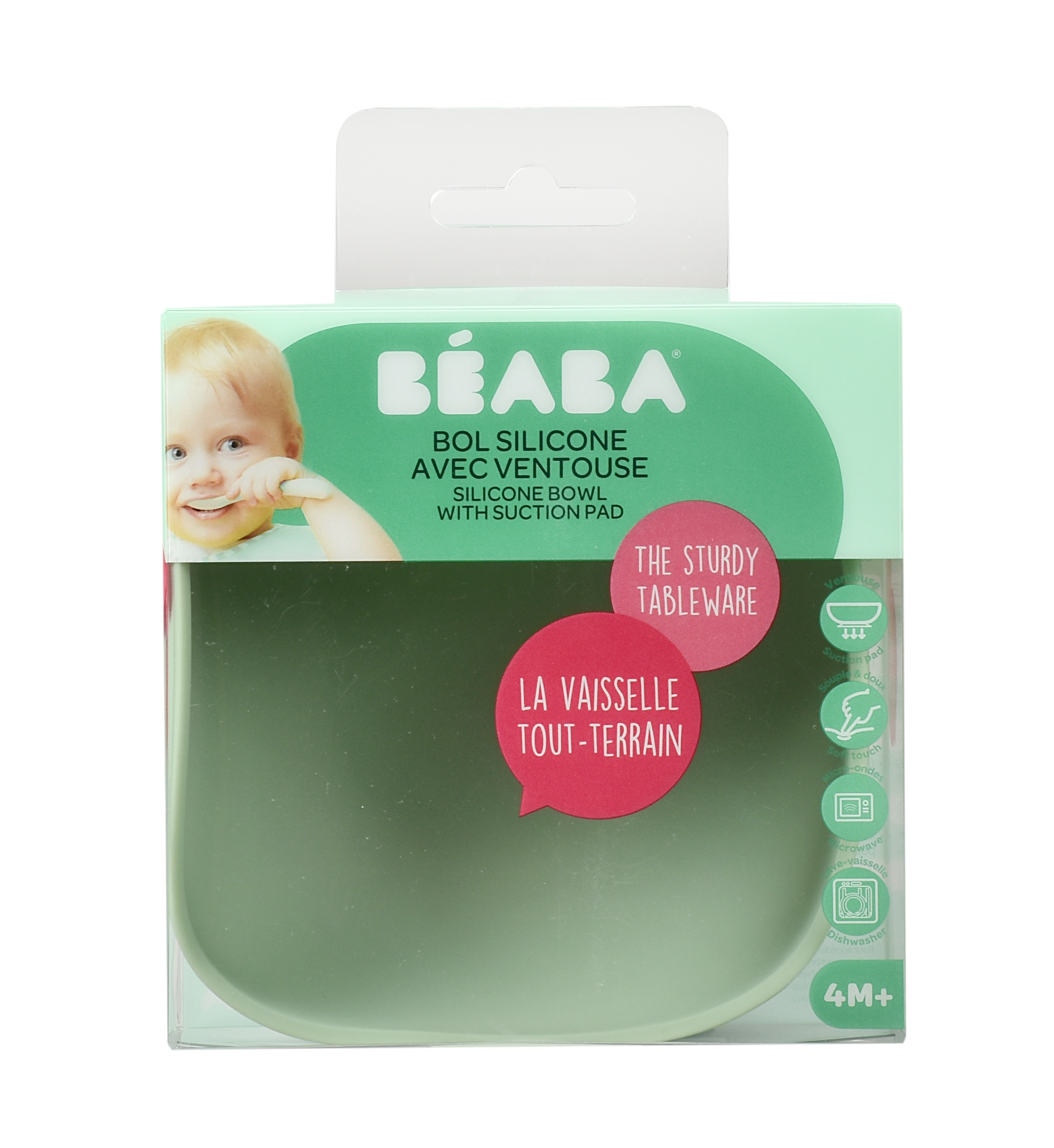 Тарелка BEABA ASSIETTE SILICONE 300 мл 1 предм. - фото 3