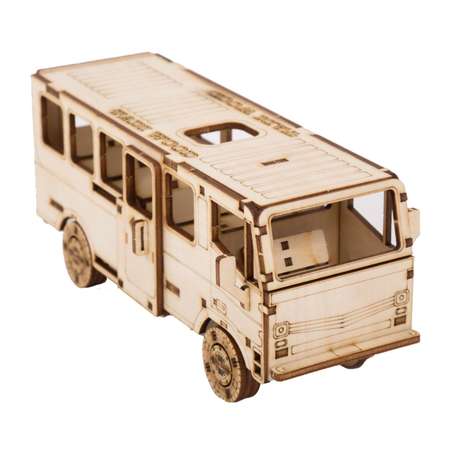 Конструктор TADIWOOD Автобус деревянный