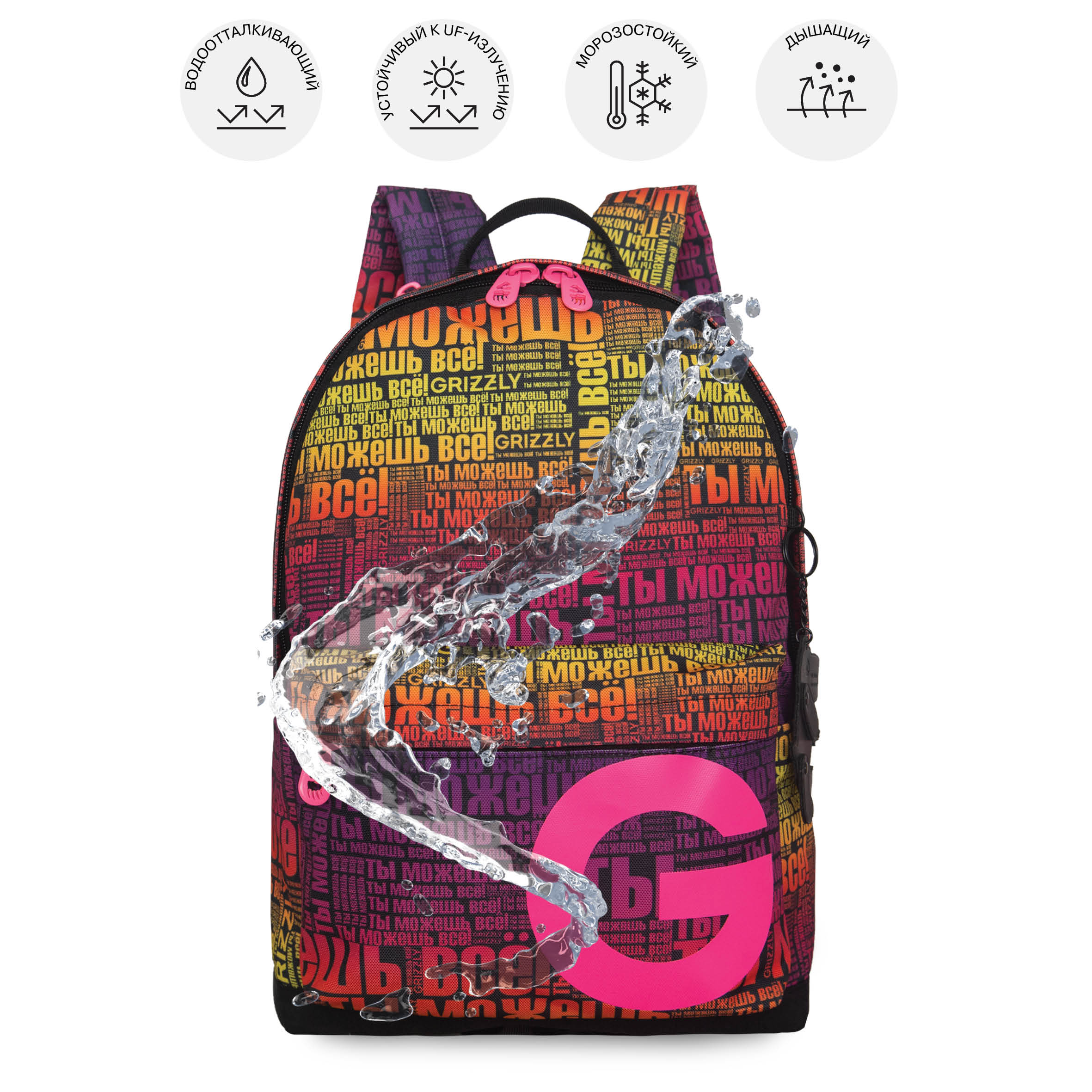 Рюкзак Grizzly для девочки - фото 10