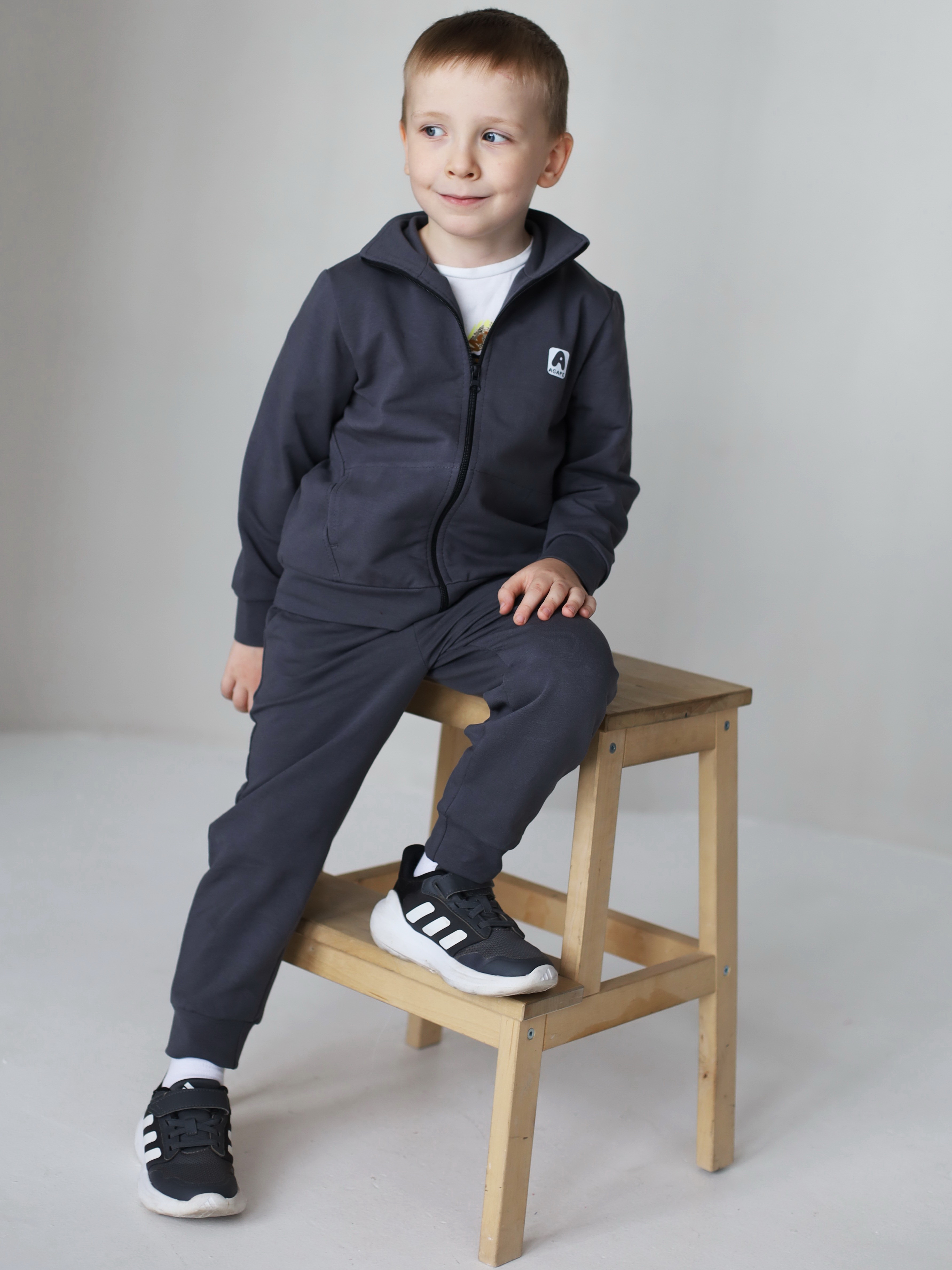 Костюм Агапэ 8015_серый - фото 5