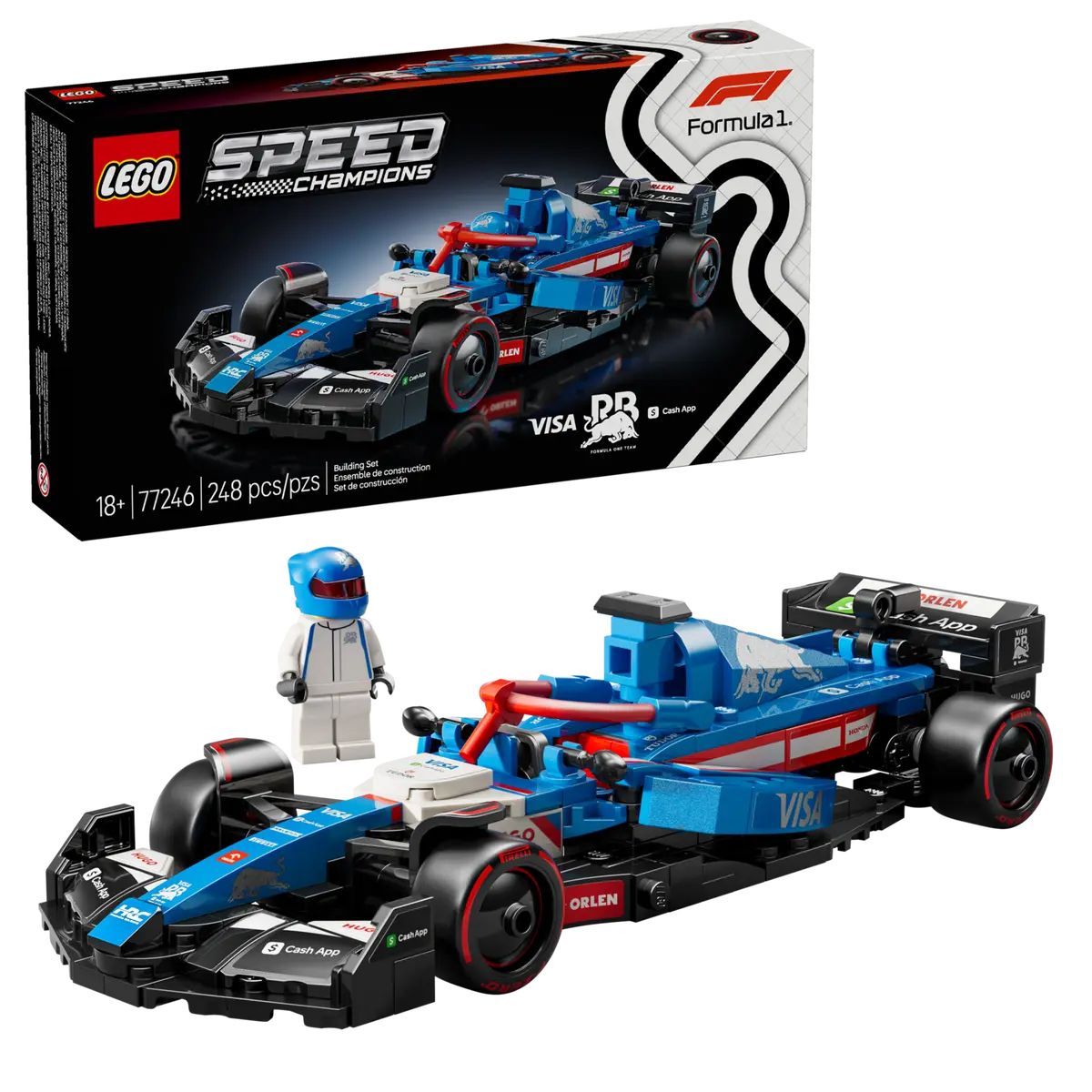 Конструктор LEGO Speed Champions Виза кэш апп РБ 248 дет. - фото 1