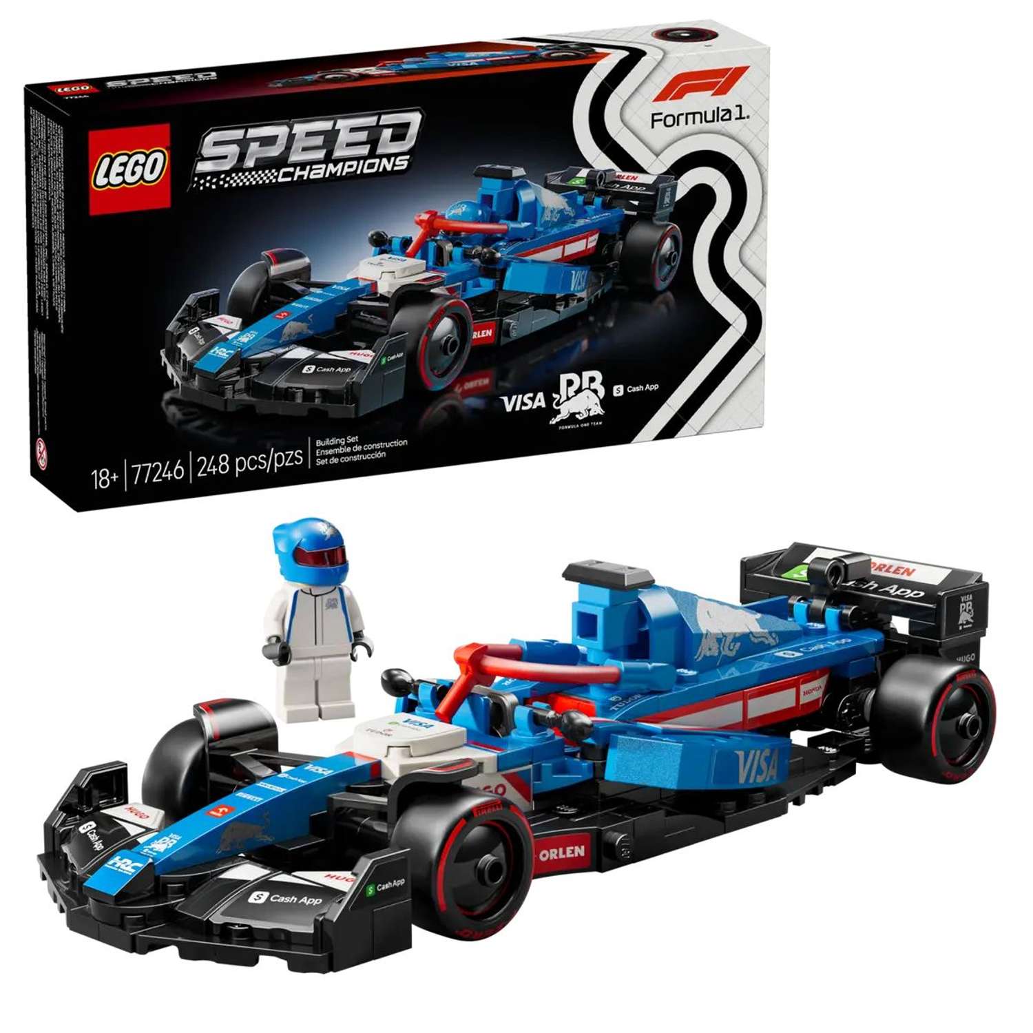 Конструктор LEGO Speed Champions Виза кэш апп РБ 248 дет. - фото 1