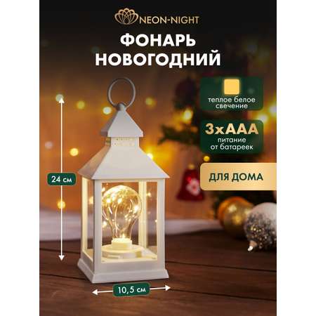 Фонарь-светильник NEON-NIGHT декоративный светодиодный с лампочкой и подвесом