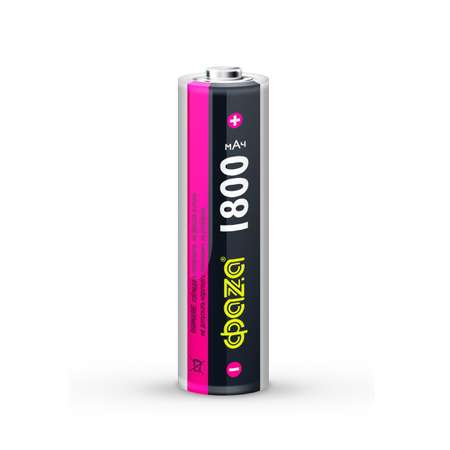 Литий-ионный аккумулятор ФАZА 18650 Li-Ion 1800 мАч высота 67 мм