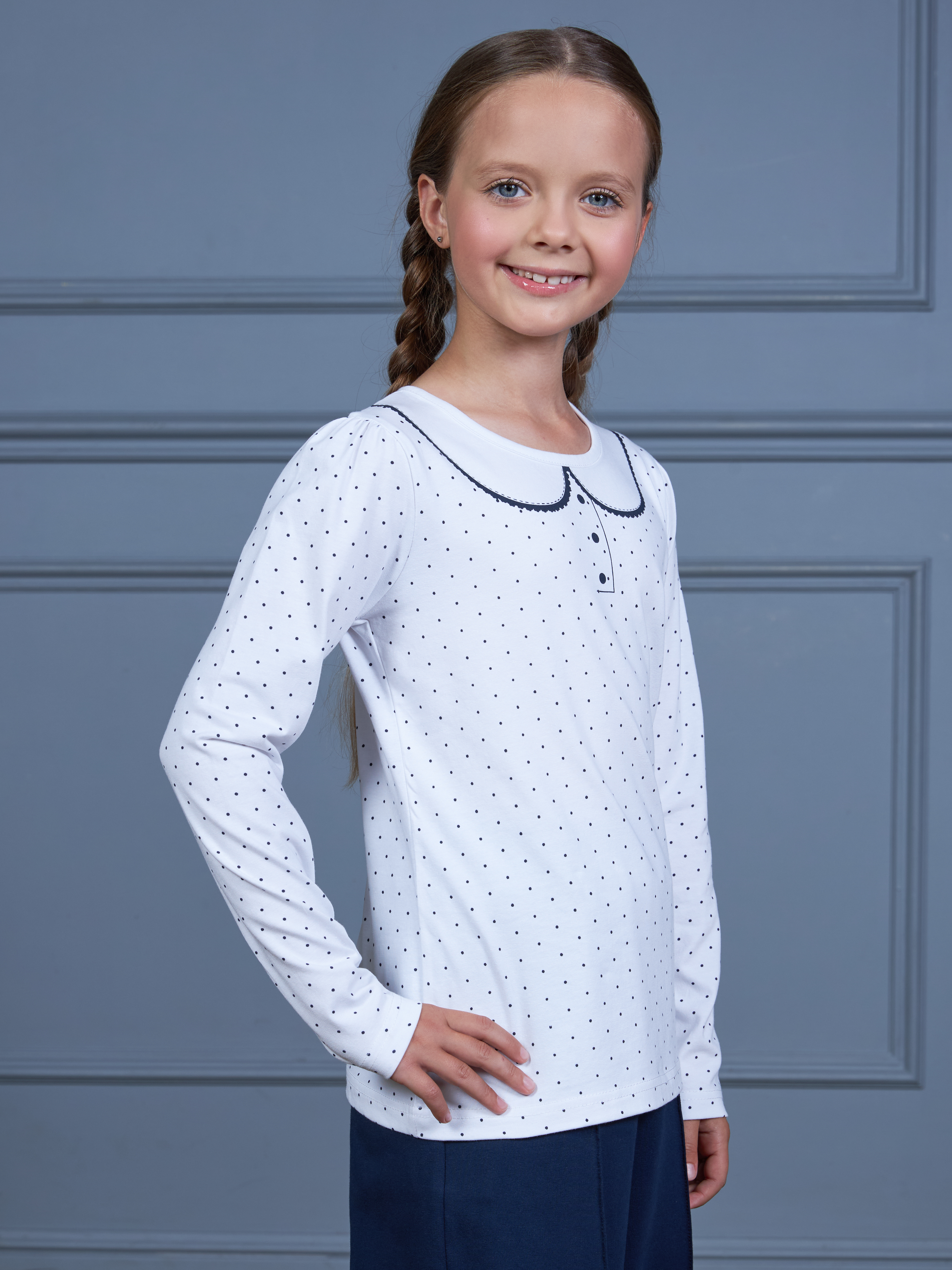 Лонгслив ME WE JG223-J101-913_Белый - фото 3